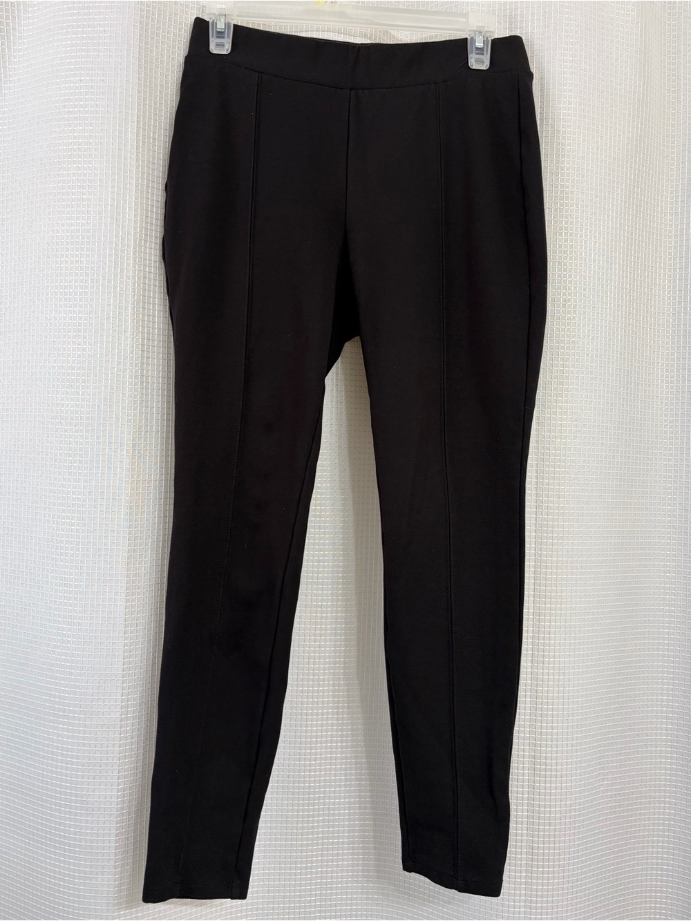Classic Black Ponte Skinny Pants - Women
